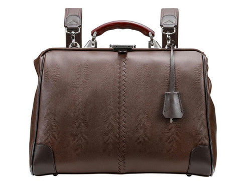 【豊岡鞄 YOUTA YK-7 チョコレート】YOUTA LIZARD3WAY横ダレスバッグ